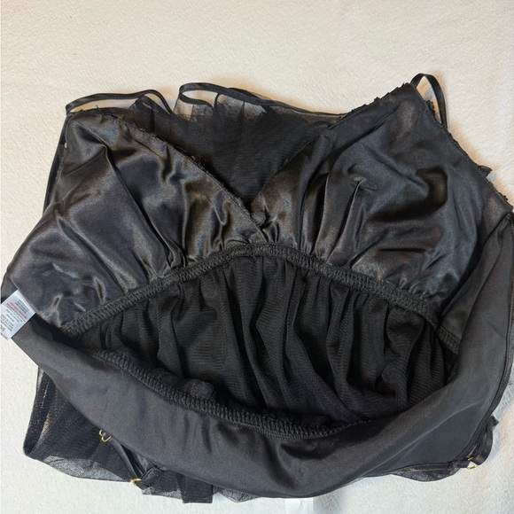 Flora by Flora Nikrooz Sheer Black Bellflower Camidoll - Picture 11 of 11